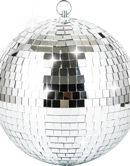 Load image into Gallery viewer, 8" Disco Light Mirror Ball with Hanging Ring
