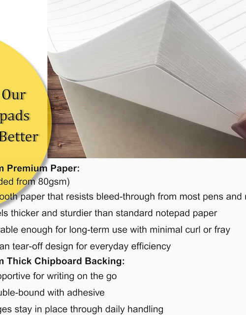 Load image into Gallery viewer, TO DO List Planner Notepad, 50 Page Planning Pad. Undated Todo Checklist W/Priority &amp; Note Sections. Organize &amp; Track Projects, Clients or Daily Tasks. 8.5 X 11, A4 Sheets.
