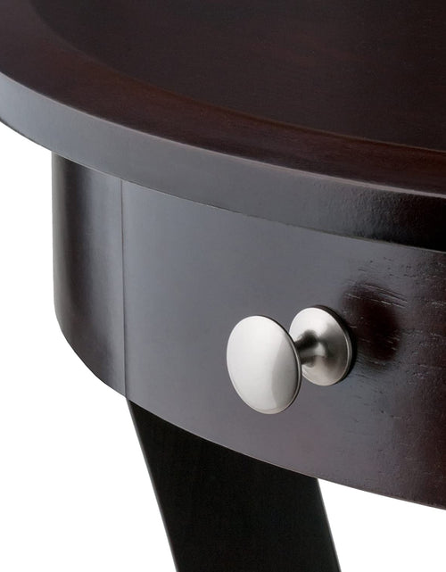 Load image into Gallery viewer, Wood Sasha Accent Table, Cappuccino(Color May Slightly Vary)
