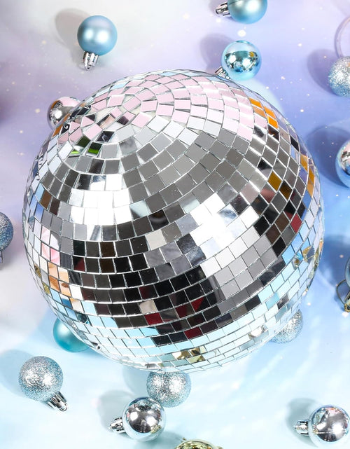 Load image into Gallery viewer, 8" Disco Light Mirror Ball with Hanging Ring
