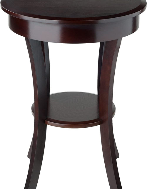Load image into Gallery viewer, Wood Sasha Accent Table, Cappuccino(Color May Slightly Vary)
