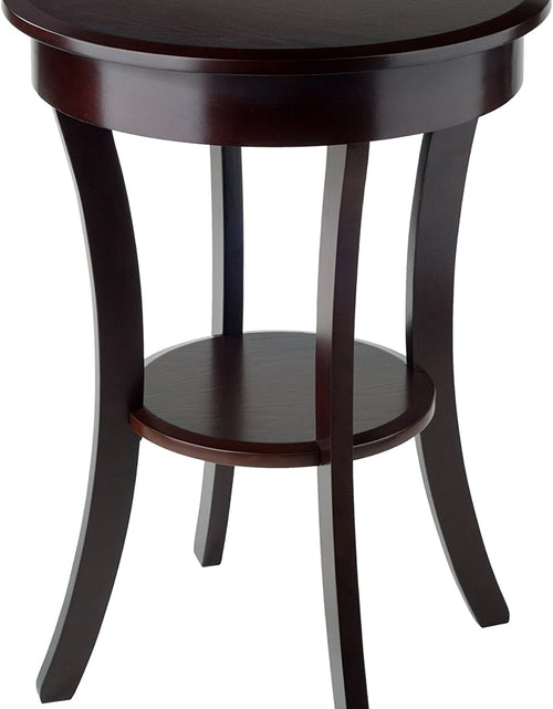 Load image into Gallery viewer, Wood Sasha Accent Table, Cappuccino(Color May Slightly Vary)
