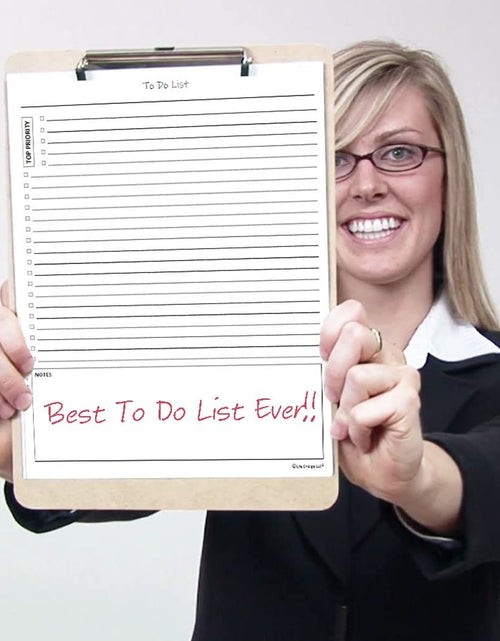 Load image into Gallery viewer, TO DO List Planner Notepad, 50 Page Planning Pad. Undated Todo Checklist W/Priority &amp; Note Sections. Organize &amp; Track Projects, Clients or Daily Tasks. 8.5 X 11, A4 Sheets.
