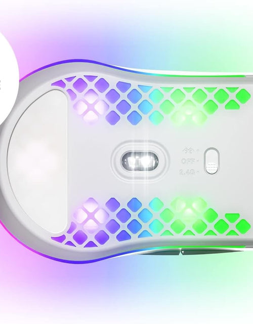 Load image into Gallery viewer, Aerox 3 Wireless - Super Light Gaming Mouse - 18,000 CPI Truemove Air Optical Sensor - Ultra-Lightweight 68G Water Resistant Design - 200 Hour Battery Life – Snow
